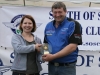 Gordon Clendinning collects the FTD Award from Alison Bell 100612 (Kevin Sloan)